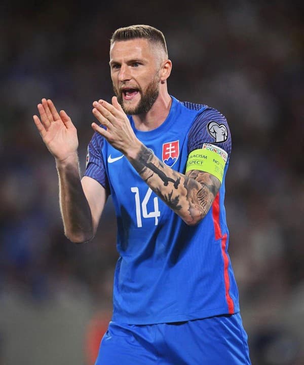 Kapitán Slovenska Milan Škriniar