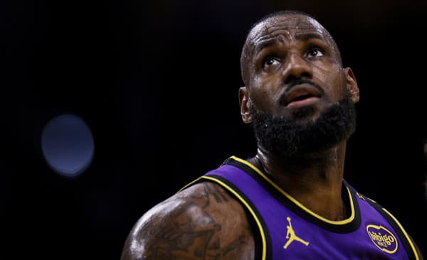 Na snímke hráč LeBron James z Los Angeles Lakers.