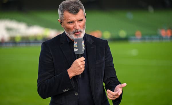 Roy Keane bol na zápase ako televízny expert.