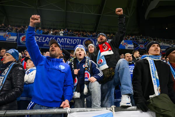 Na snímke diváci v zápase 5. kola ligovej fázy Ligy majstrov Slovan Bratislava - AC Miláno. 