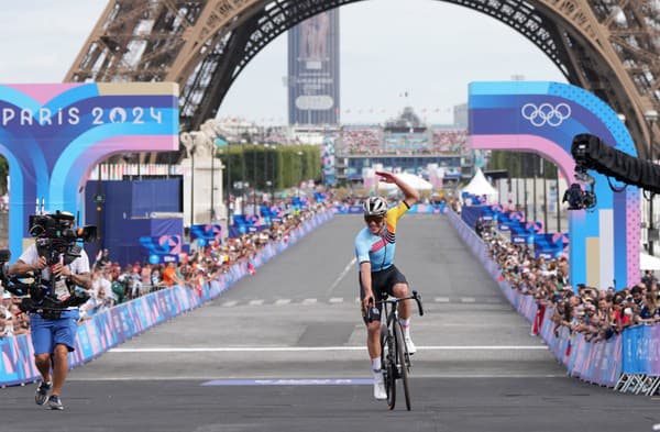 Belgický cyklista Remco Evenepoel.