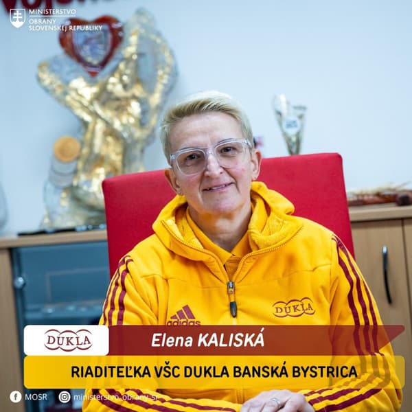 Elena Kaliská je novou riaditeľkou VŠC Dukla Banská Bystrica.