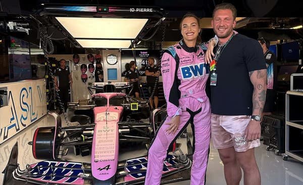 Arina Sobolenková si užila Veľkú cenu Abú Zabí formule 1.