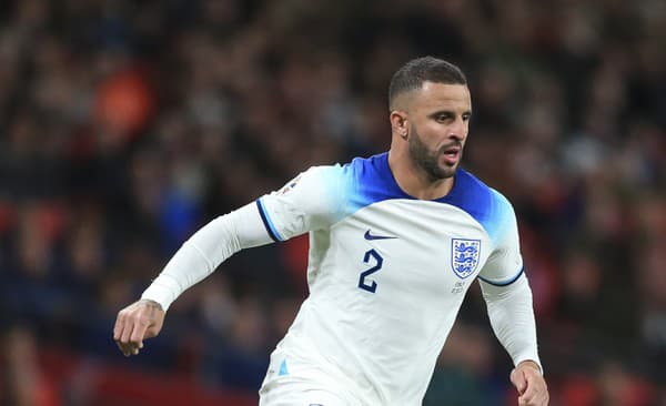 Anglický futbalový reprezentačný obranca Kyle Walker.