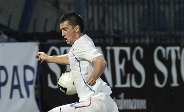 Na archívnej snímke z roku 2010 Martin Fenin v reprezentačnom drese Česka.