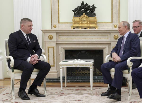 Slovenský premiér Robert Fico sa stretol s ruským prezidentom Vladimirom Putinom.