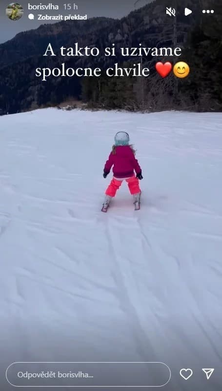 Boris Vlha sa pochválil fotkou dcéry Lujzy, ktorá žiarila na zjazdovke v Jasnej.