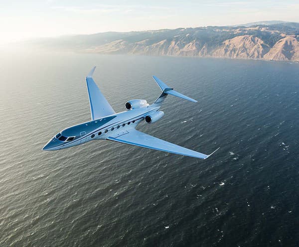 Gulfstream G650 - cena približne 70 miliónov eur.