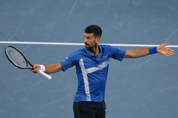 Srbský tenista Novak Djokovič na Australian Open 2025