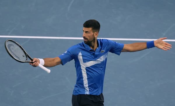 Srbský tenista Novak Djokovič na Australian Open 2025