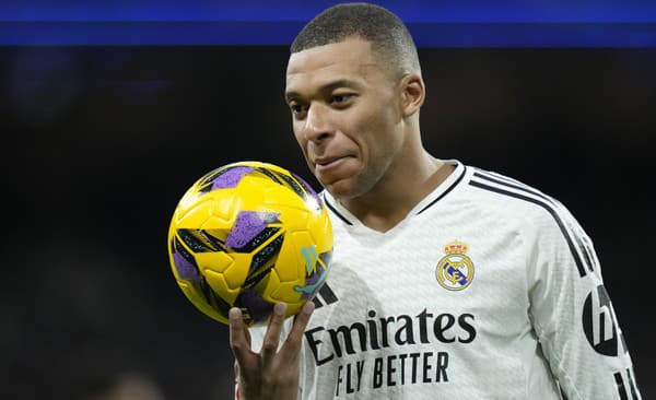 Hviezdny futbalista Realu Madrid Kylian Mbappé.