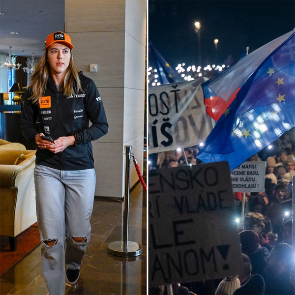 Slovenská lyžiarka Petra Vlhová podporila protest na Liptove. 