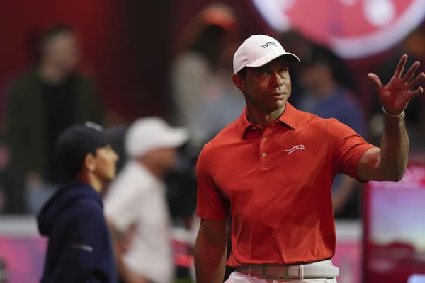 Tiger Woods počas januárového turnaja v Palm Beach Gardens.