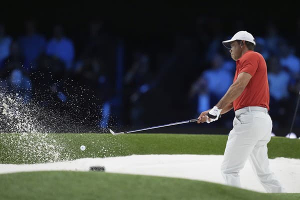 Tiger Woods počas januárového turnaja v Palm Beach Gardens.