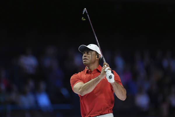 Tiger Woods počas januárového turnaja v Palm Beach Gardens.