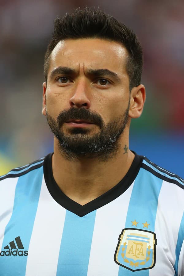 Ezequiel Lavezzi v argentínskom drese.