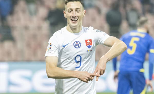 Slovenský reprezentačný útočník Róbert Boženík.