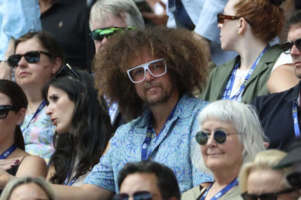 Stefan „Redfoo“ Gordy pravidelne navštevuje tenisové podujatia