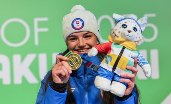 Straková sa s dvoma zlatými stala najlepšou športovkyňou EYOF 2025