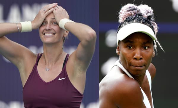 Petra Kvitová (vľavo) a Venus Williamsová dostali od organizátorov turnaja BNP Paribas Open v Indian Wells voľnú kartu.