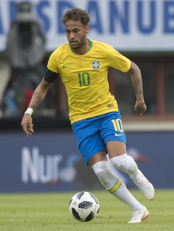 Brazílsky futbalista Neymar.