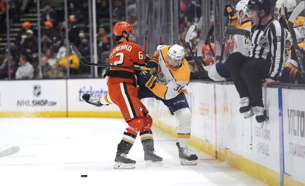 Anaheim Ducks - Nashville Predators 2:1.