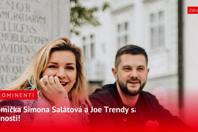Simona Salátová a Joe Trendy všetkých šokovali: Tajná svadba! Aha, ako to prebiehalo