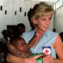 Princezná Diana v Angole, 1997.