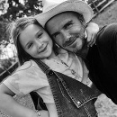 David Beckham s dcérkou Harper