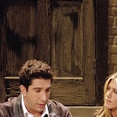 David Schwimmer (Ross) a Jennifer Aniston (Rachel) v Priateľoch