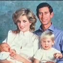 Zľava: princ Harry, princezná Diana, princ Charles a princ William