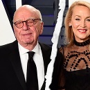Rupert Murdoch a Jerry Hall