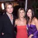 Courtney Cox, Jennifer Aniston a Brad Pitt