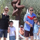 Elton John a David Furnish s ich deťmi Elijahom and Zacharym