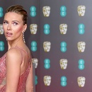 Scarlett Johansson na 73. odovzdávaní filmových cien Britskej akadémie v Royal Albert Hall, 2020