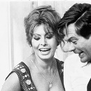 Marcello Mastroianni a Sophia Loren