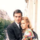 Alain Delon s manželkou Nathalie