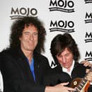 Gitarista Brian May z kapely Queen a Jeff Beck.