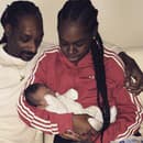 Cori Broadus a Snoop Dogg s vnukom Zionom