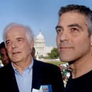 George Clooney so svojím otcom Nickom Clooneym.