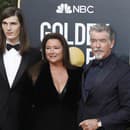 Dylan Brosnan, Keely Shaye Smith, Pierce Brosnan, Paris Brosnan 