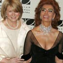 Martha Stewart a Sophia Loren