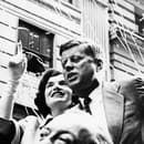 Prezident USA, John Fitzgerald Kennedy so svojou manželkou Jacqueline Kennedy.