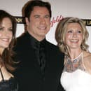 Kelly Preston, John Travolta a Olivia Newton John