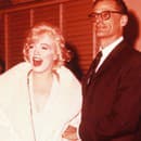 Marilyn Monroe s manželom Arthurom Millerom 