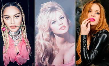 Madonna, Brigitte Bardot a Lindsay Lohan