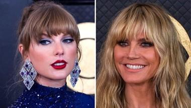 Kypiace prsia a výstavné bruško: Módnu KATASTROFU na Grammy zachraňovala Heidi Klum a Taylor Swift