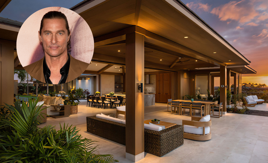 Oscarový Matthew McConaughey vysolil za dom na Havaji neuveriteľných 7,85 milióna dolárov!