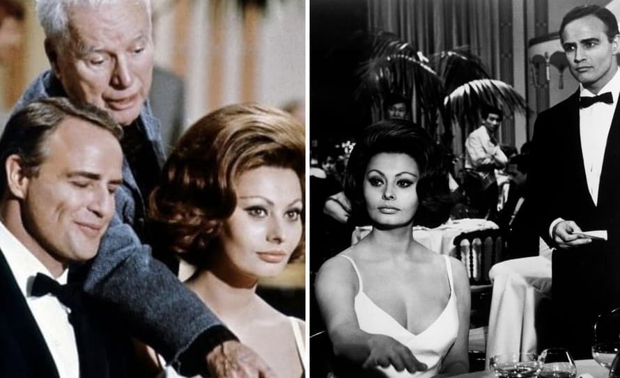 Talianska filmová diva Sophia Loren a americký macho Marlon Brando spolu účinkovali vo filme Grófka z Hong Kongu (1967). Ale kto by čakal, ...