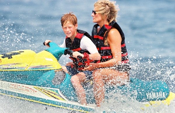 Princená Diana na dovolenke v Saint Tropez s Harrym